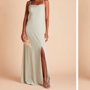 Ash Crepe Sage Birdy Grey Bridesmaids dress!
